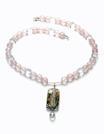 Rose Quartz/Crystal Quartz Necklace